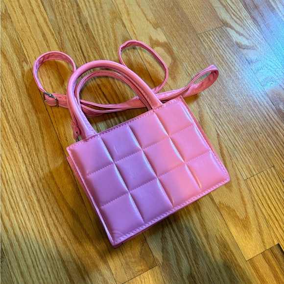 Pink Square Women's Handbag - Picture 1 of 4